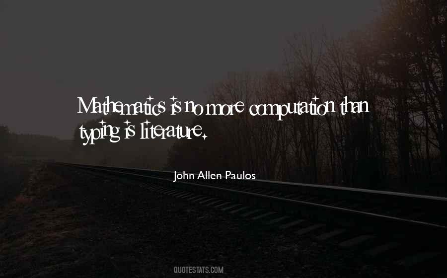 Allen Paulos Quotes #1402489