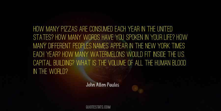 Allen Paulos Quotes #41312