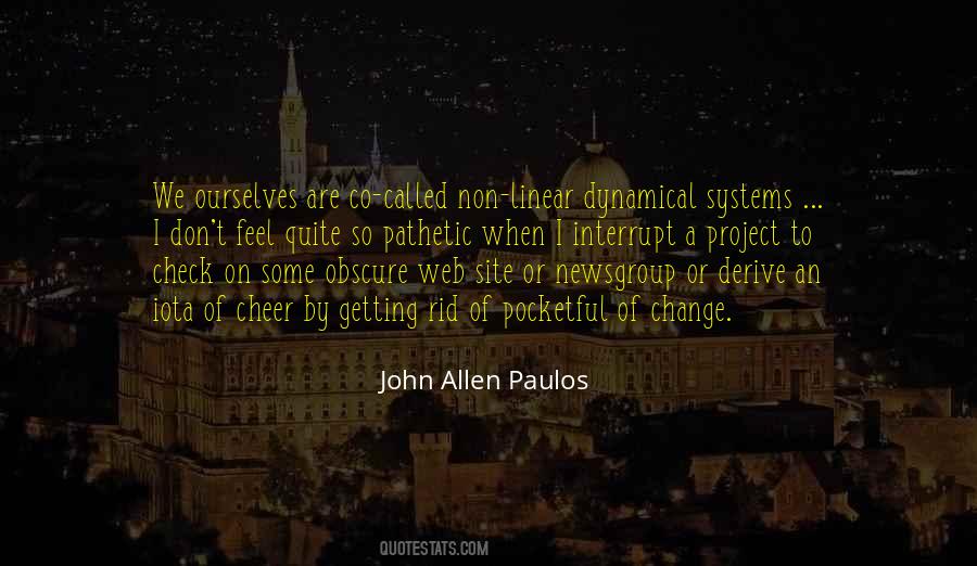 Allen Paulos Quotes #999306