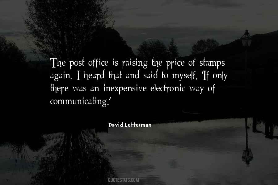 Quotes About The Post Office #1794473