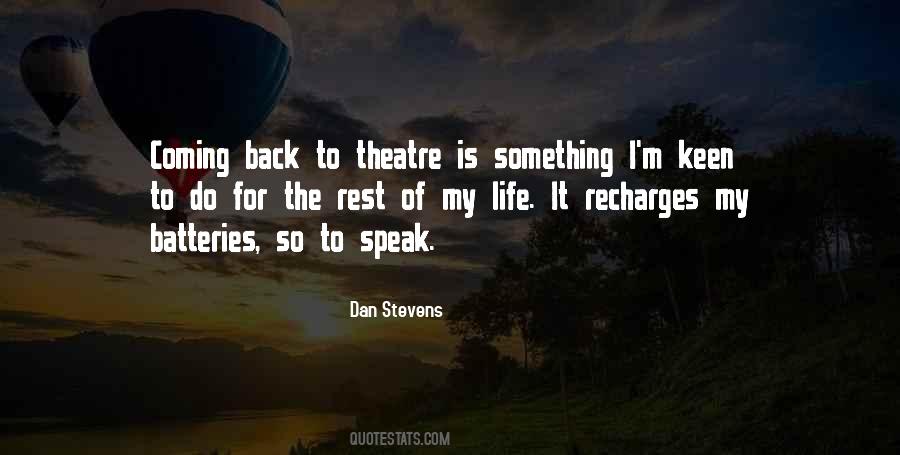 Coming Back Into Life Quotes #209762