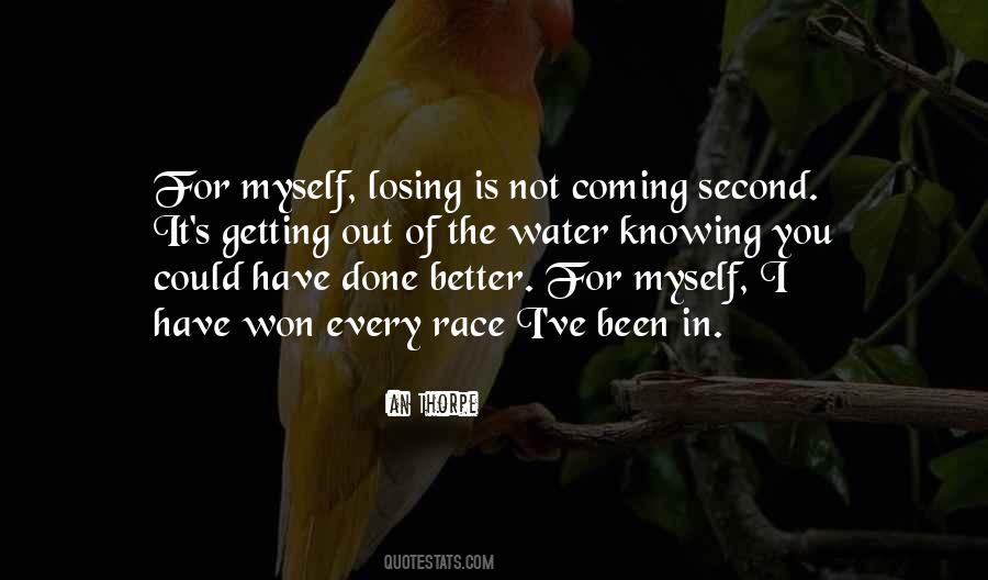 Coming Second Quotes #108820