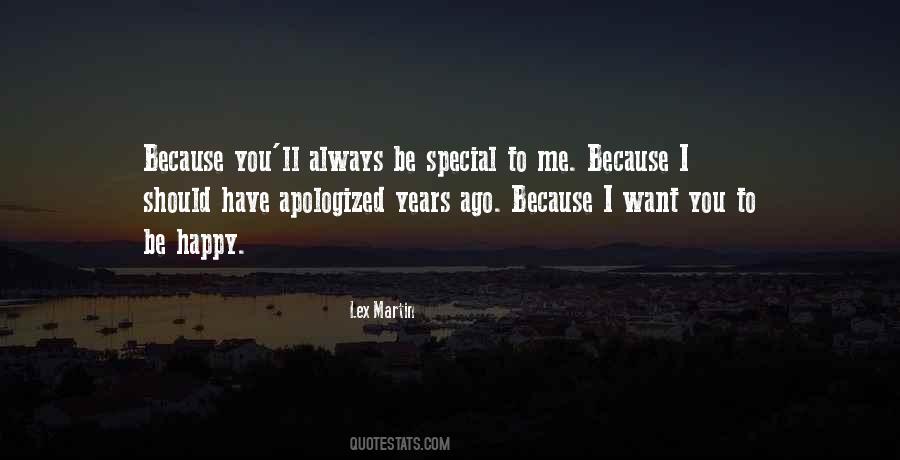 Special To Me Quotes #778850