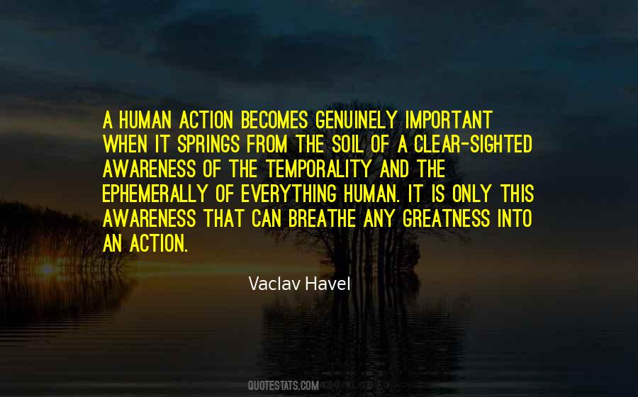 Human Action Quotes #224316