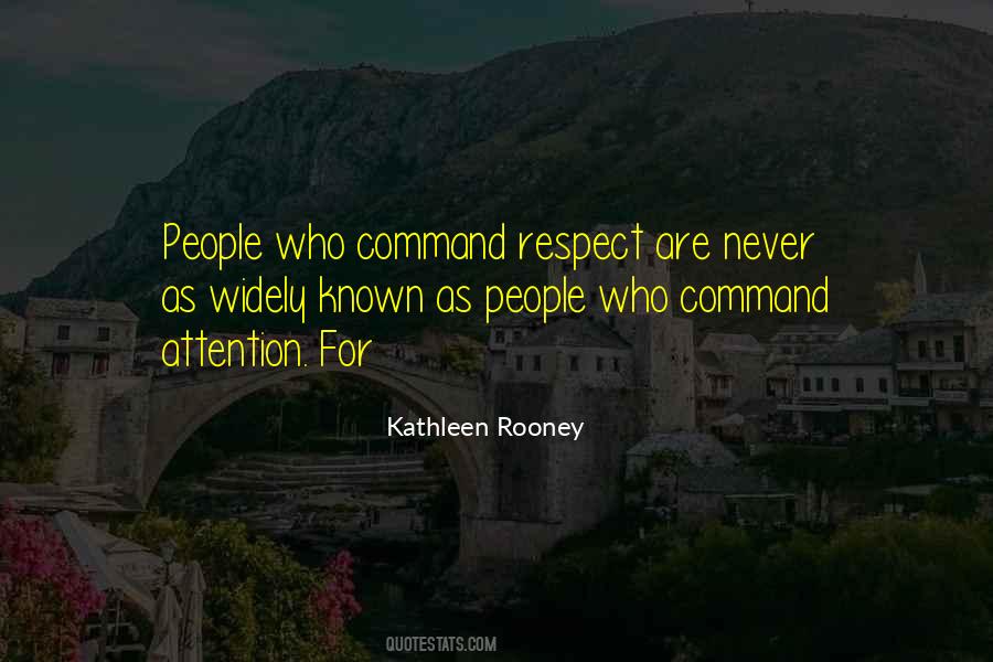 Command Respect Quotes #1104872