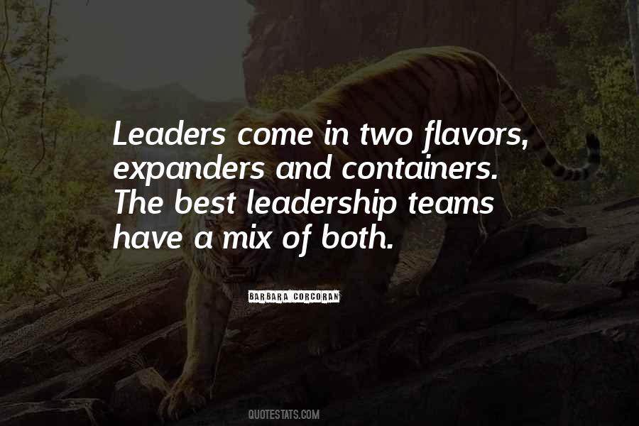 Quotes About Leadership Teams #1050660