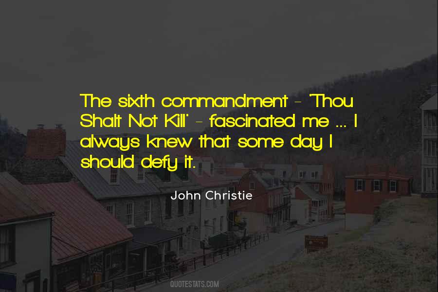 Commandment Quotes #1062000