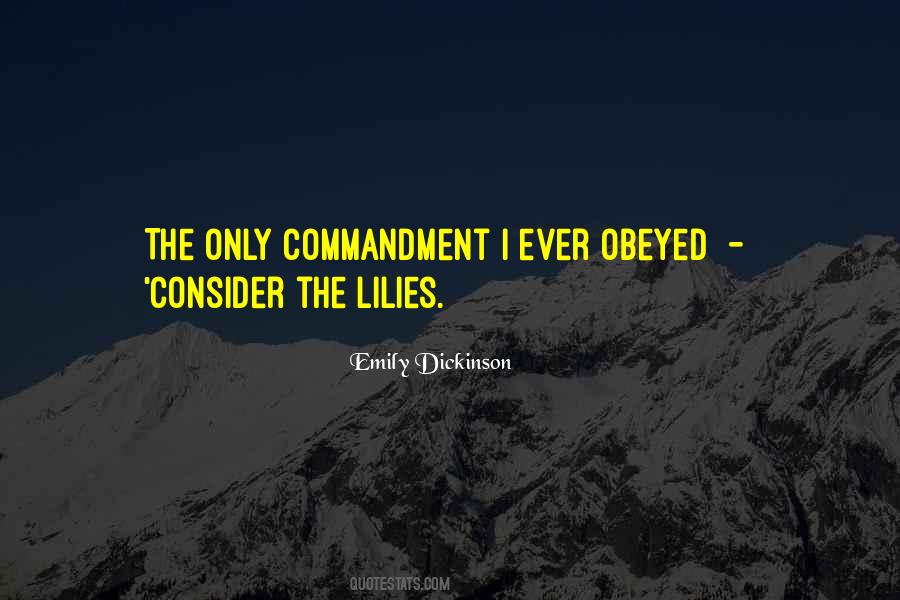 Commandment Quotes #253322