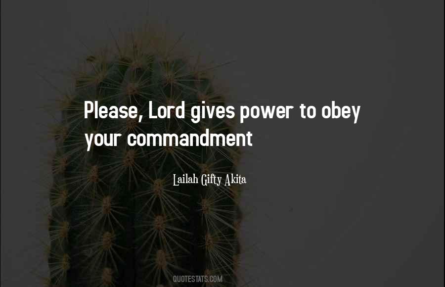 Commandment Quotes #310845