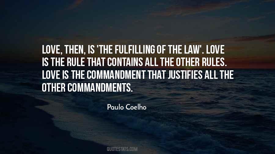 Commandment Quotes #346579