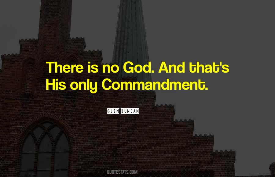 Commandment Quotes #791056