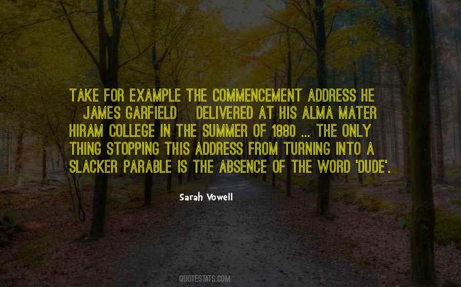Commencement Address Quotes #1593248 Commencement Address Quotes #1593248