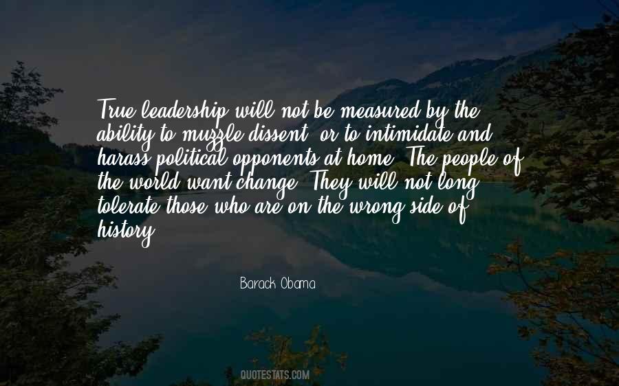 Quotes About Leadership Change #371604