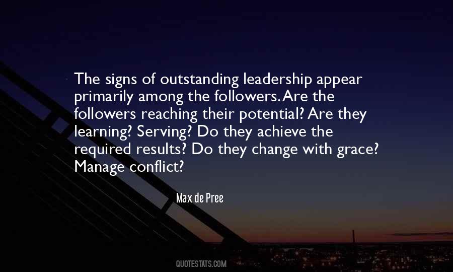 Quotes About Leadership Change #624398