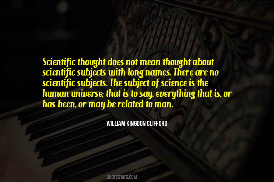 Scientific Thought Quotes #1490561