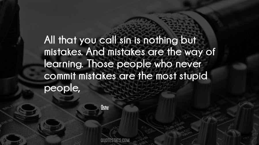 Commit Mistakes Quotes #1324257