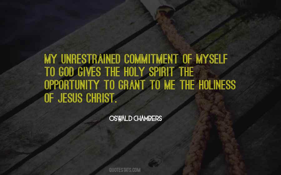 Commitment God Quotes #1402183