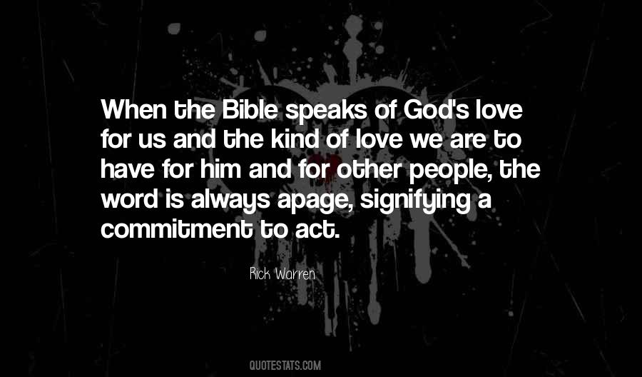 Commitment God Quotes #342208