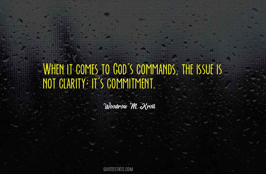 Commitment God Quotes #410337