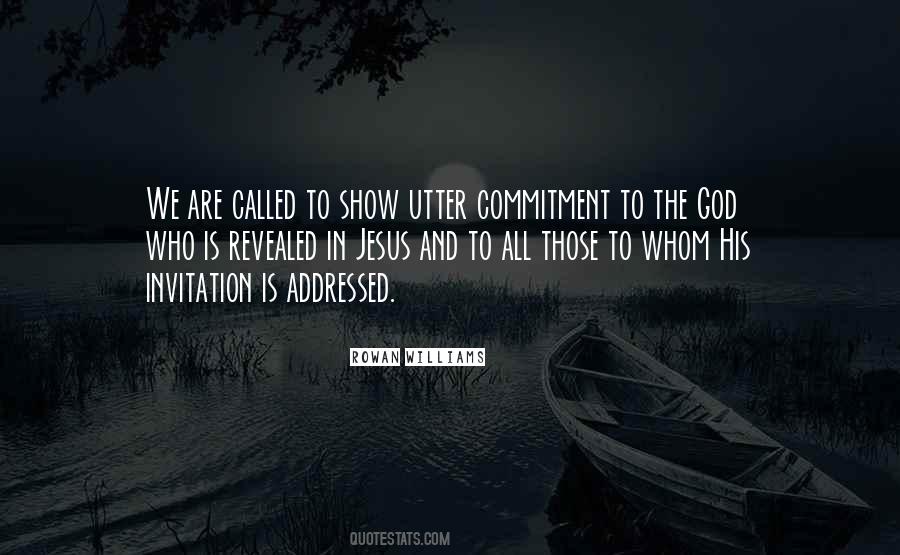 Commitment God Quotes #742038