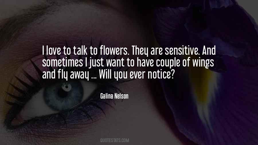 Love Sensitive Quotes #487179