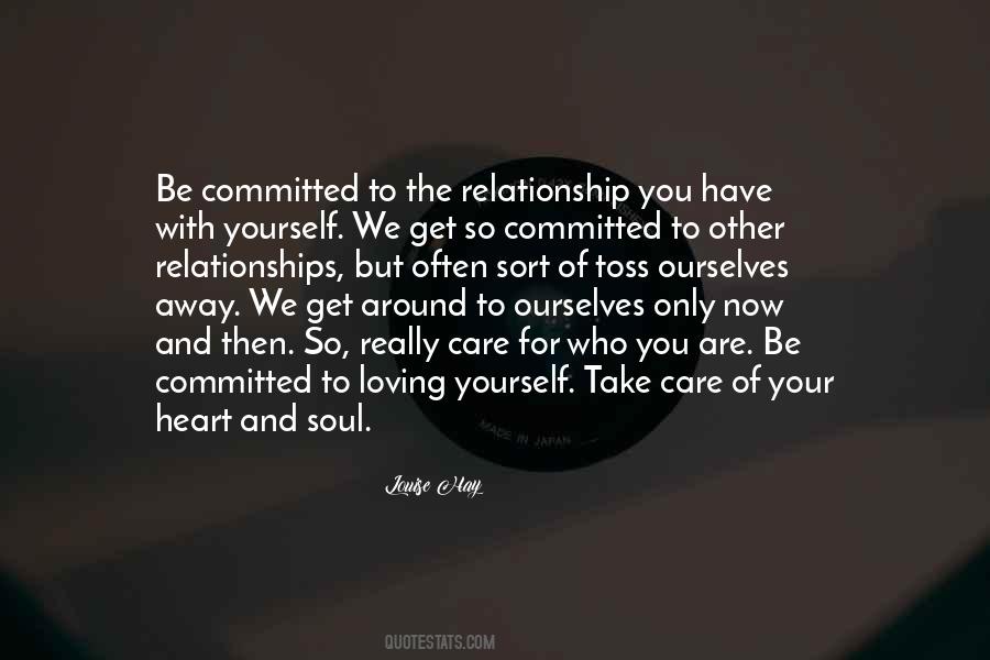 Committed Relationship Quotes #1502096