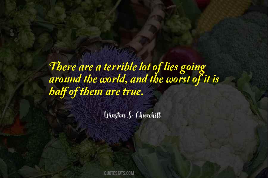 Terrible Lies Quotes #1006091