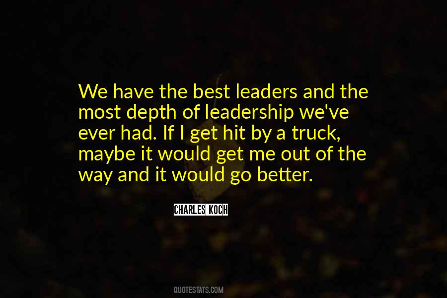 Quotes About Leaders And Leadership #501868