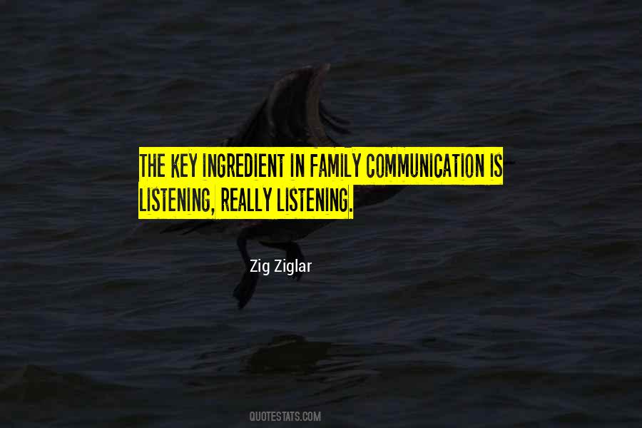 Communication And Family Quotes #799788