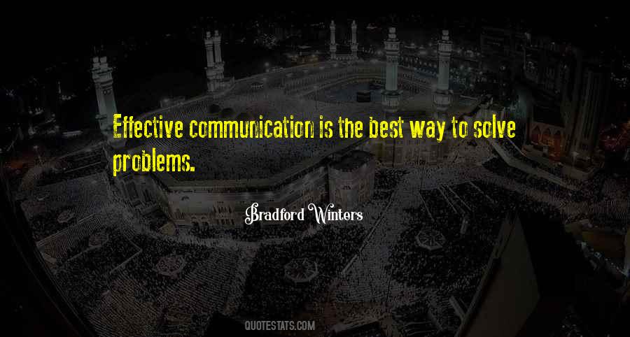 Communication Effective Quotes #1443714