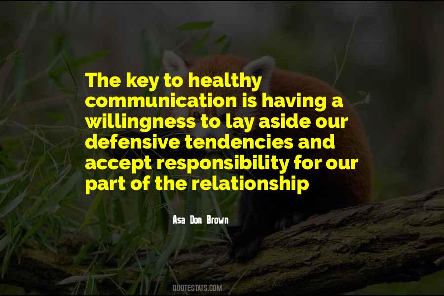 Communication In Relationship Quotes #1143031