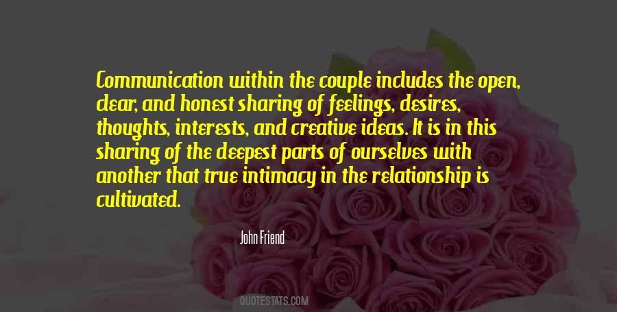 Communication In Relationship Quotes #1281327