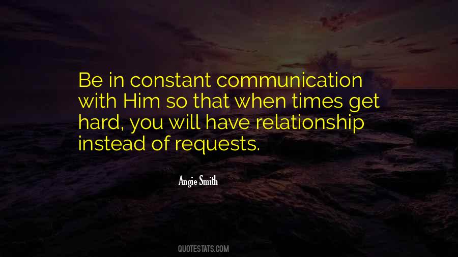 Communication In Relationship Quotes #75935