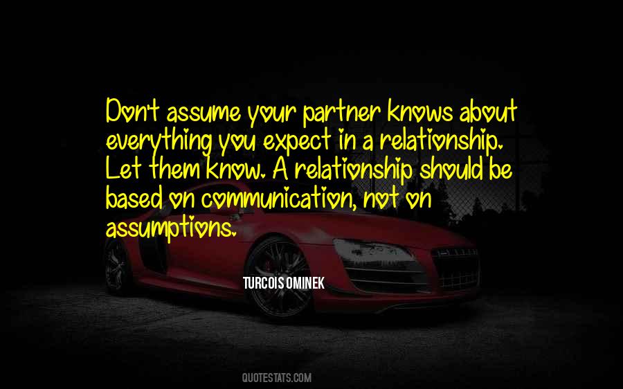 Communication Love Relationships Quotes #676779