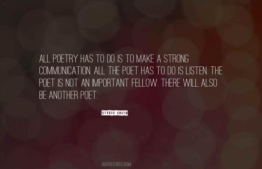 Communication Poetry Quotes #1215268