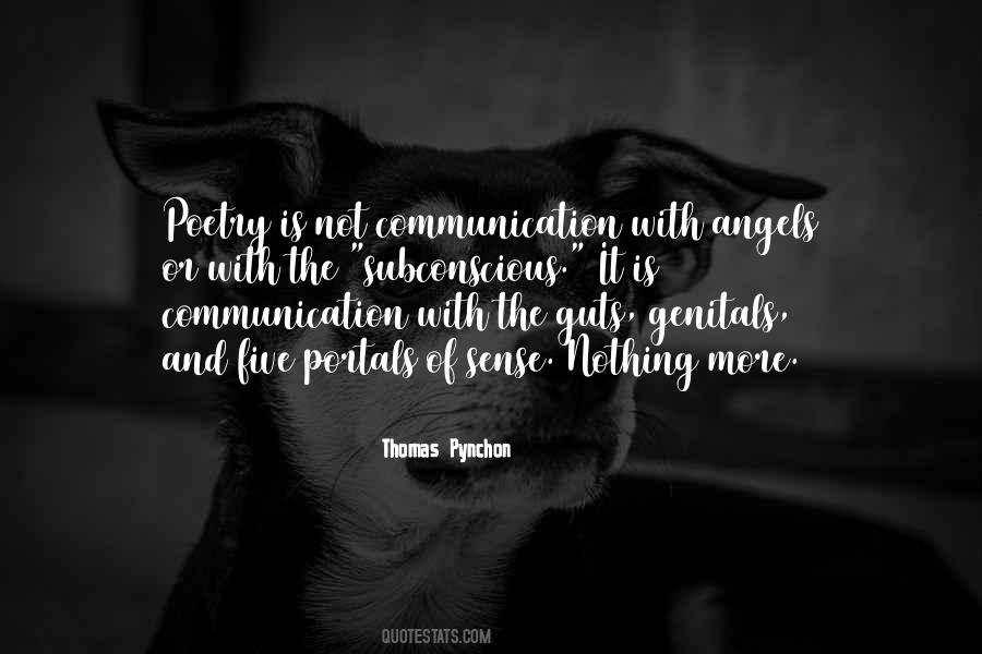 Communication Poetry Quotes #16980