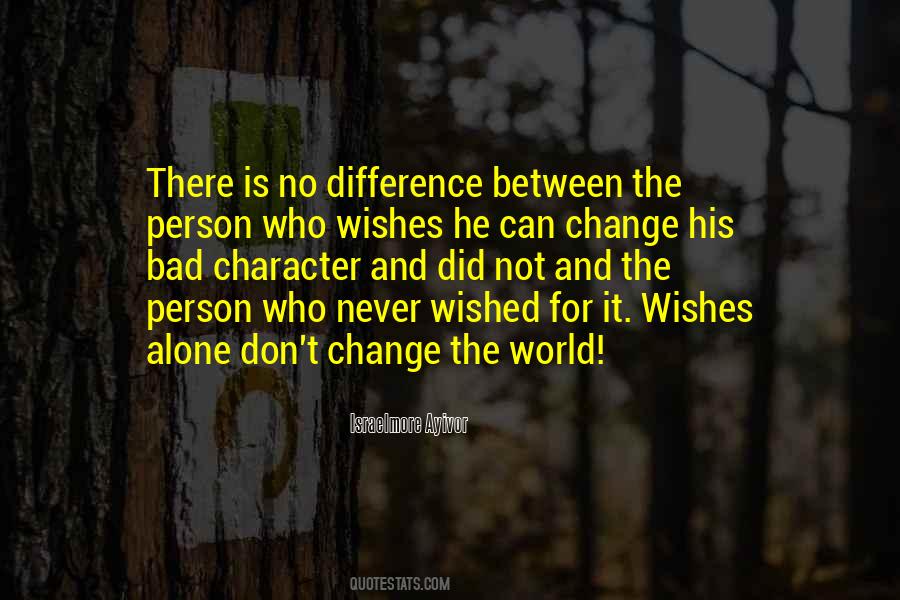 Change Behaviour Quotes #476248