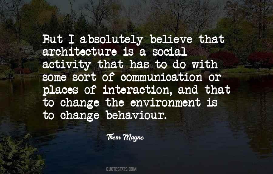 Change Behaviour Quotes #508213