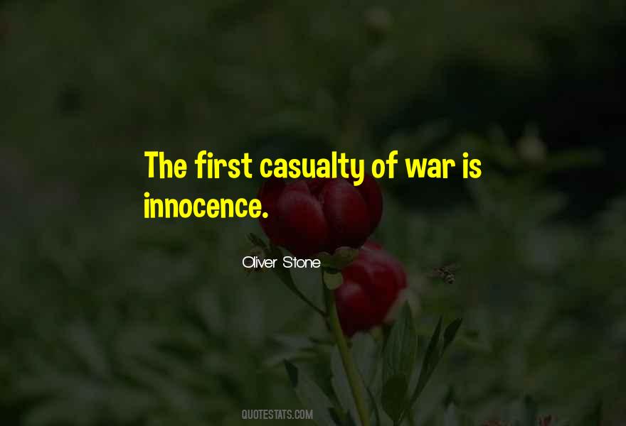 Casualty Of War Quotes #1013989