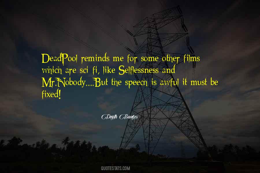 Sci Fi Film Quotes #1806212