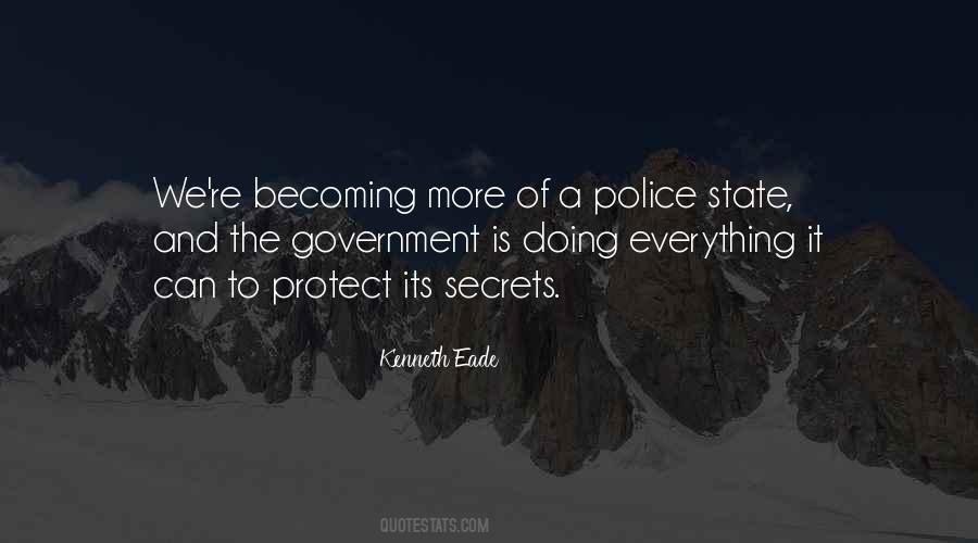 Quotes About The Police State #1606045