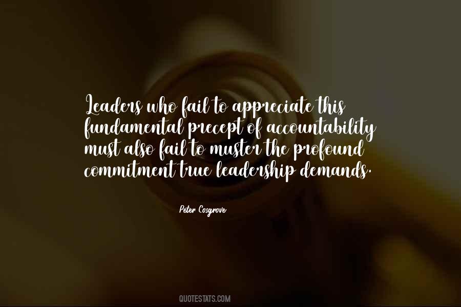 Accountability Leadership Quotes #1087428