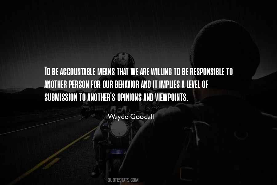 Accountability Leadership Quotes #609360