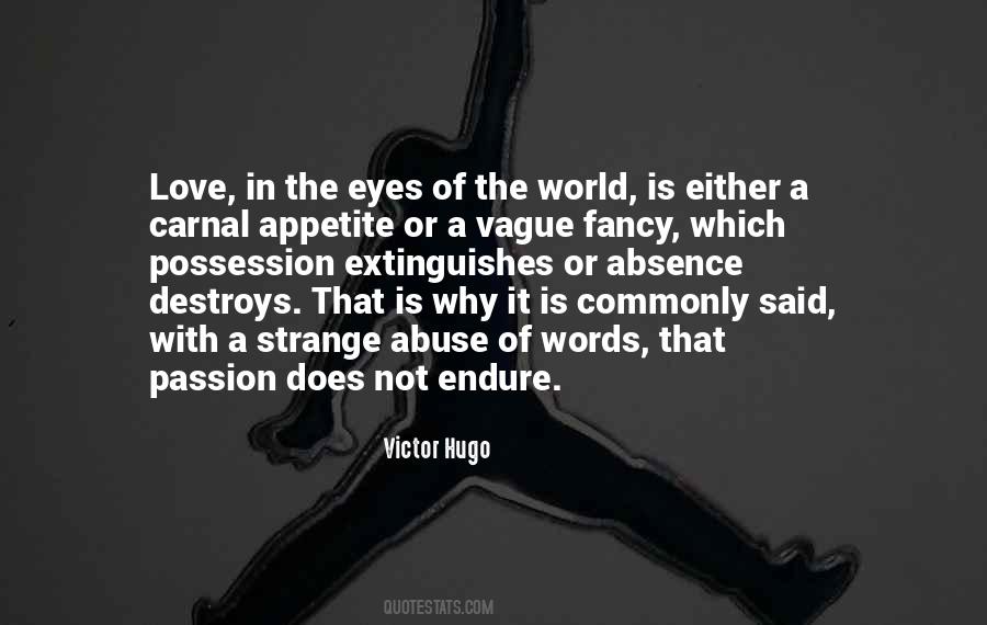 Quotes About Vague Love #680944