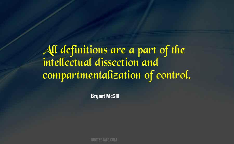 Compartmentalization Quotes #841750