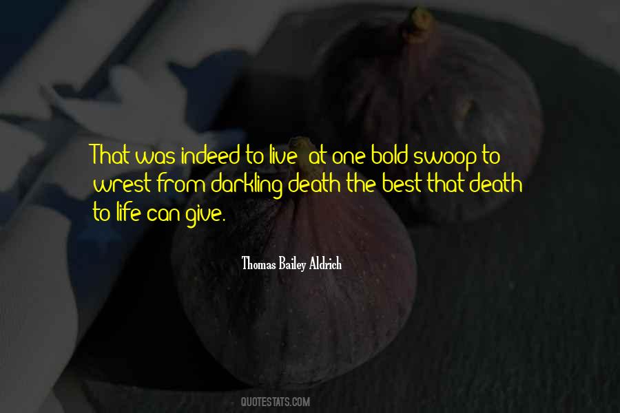 Thomas Aldrich Quotes #1178718