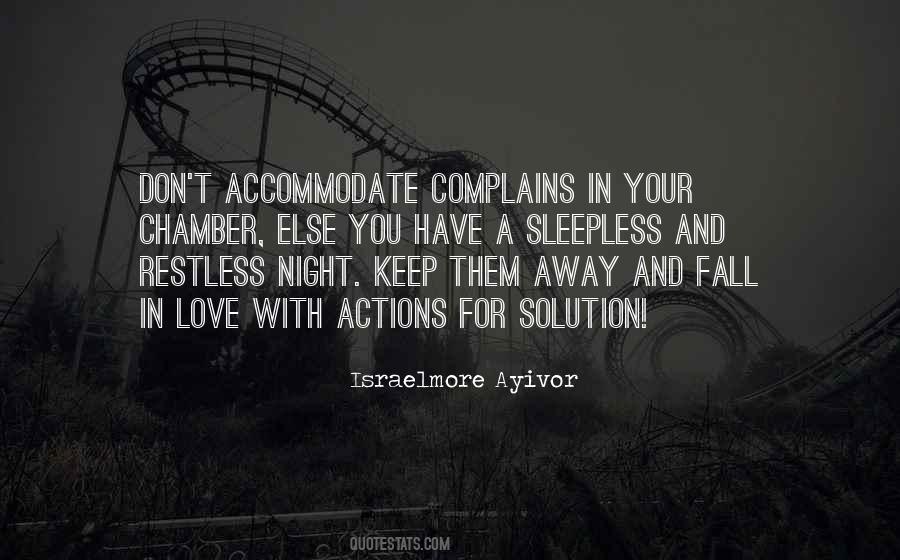 Complaining Gets You Nowhere Quotes #10474