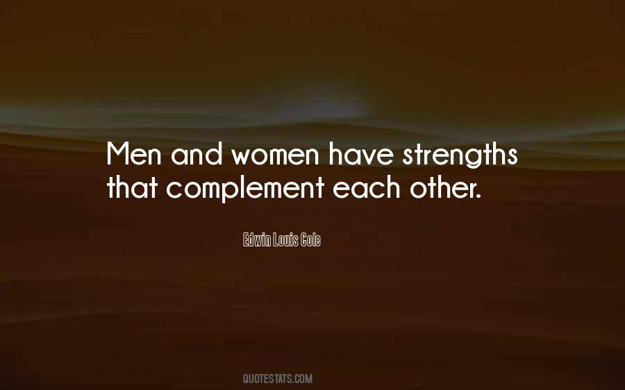 Complement Each Other Quotes #726985