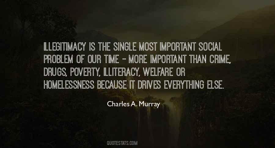 Illegitimacy And Crime Quotes #560749