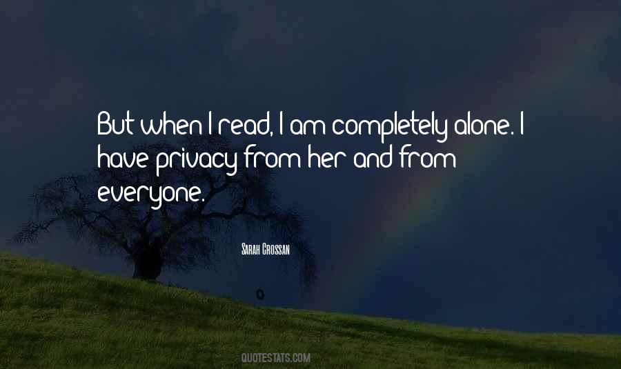 Completely Alone Quotes #672329